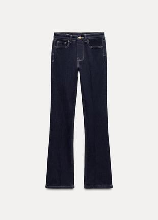 Джинсы классические клеш zara