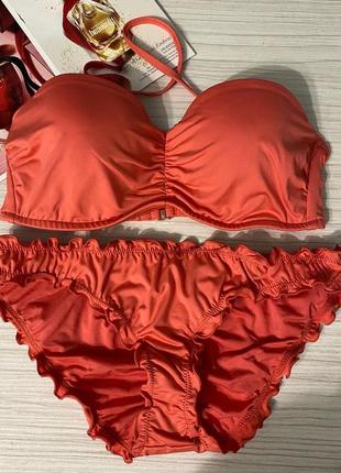 Купальник victoria’s secret топ 34b (75b), плавки s. виктория сикрет