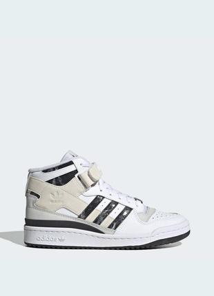 Кроссовки женские adidas forum mid marble white gy9506