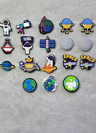 Джибітси для взуття для дівчинки, жіночі, джибитсы цукерка, конфета, пляж, космонавт,...