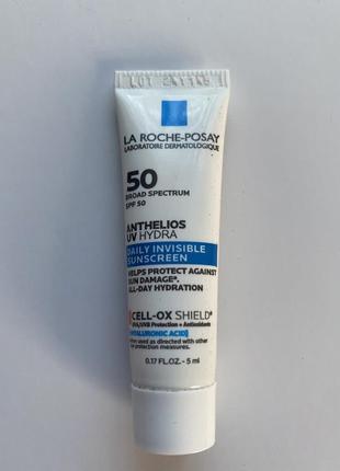 Солнцезащитный крем для лица la roche-posay anthelios uv hydra day invisible sunscreen spf 50