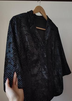 Жіноча оксамитова блуза