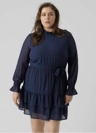 Дневное платье - тёмно-синий блейзер 54 р. vero moda
