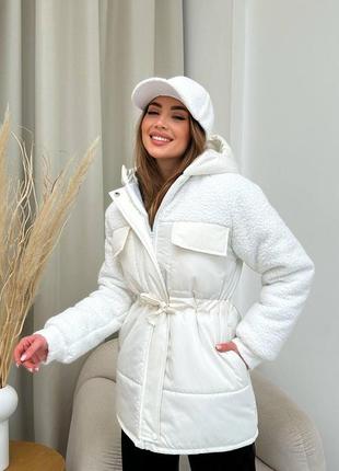 Зимняя женская куртка на силиконе 250 (размеры 42-48)