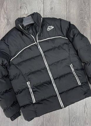 Мужская зимняя куртка пуховик тепла nike