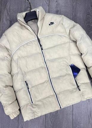 Зимняя мужская куртка пуховик тепла nike