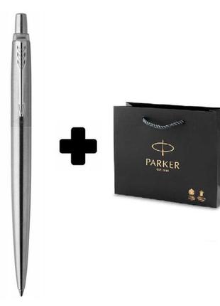 Ручка кулькова parker jotter stainless steel ct bp 16 132