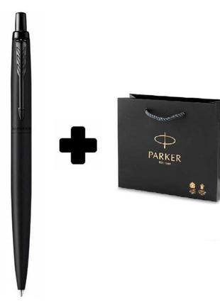 Ручка кулькова parker jotter xl monochrome black bt bp 12 432