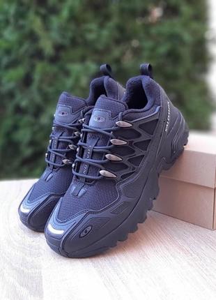 Мужские качественные и стильные кроссовки salomon acs oq gore-tex черные❄️