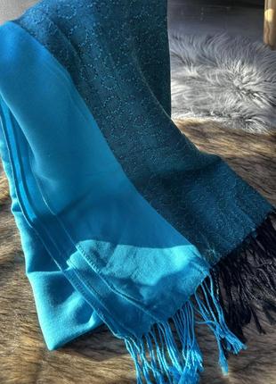 Шарф женский большой, демисезонный, шаль, палантин, платок, осень зима