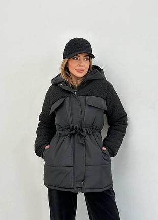 Зимняя женская куртка на силиконе 250 (размеры 42-48)