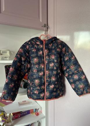 Курточка chicco 110 5 років демісезонна / демісезонна куртка chicco 110 / курточка на дівчинку на 5-6 років / курточка чіко