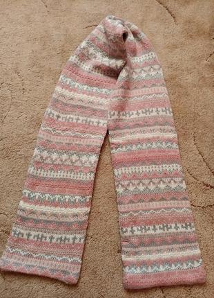 Шарф зимовий новорічний