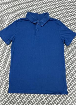 Футболка поло для хлопчика. синя. розмір 134/140 h&m