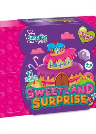 Набір для творчості vladi toys з сюрпризами "королівство солодощів" vt8080-04 (укр)