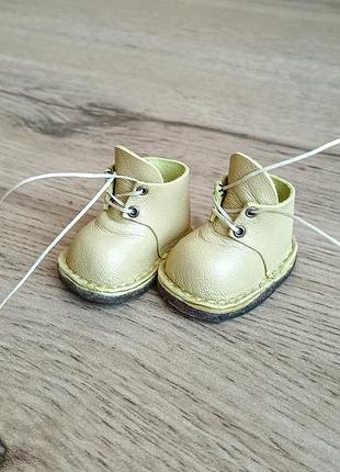 Ботинки для мини миа из натуральной кожи