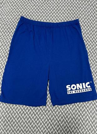Шорты для мальчика подростка. синие. размер 158/164 sonic primark