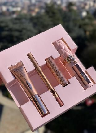 Подарунковий набір charlotte tilbury pillow talk iconic lip and cheek secrets