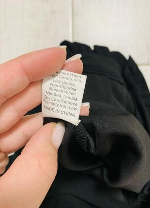 Чорні жіночі базові класичні штани-paper bag з пояском7 фото