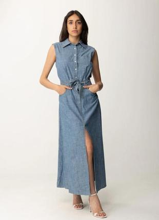 Котонова довга сукня від semicouture