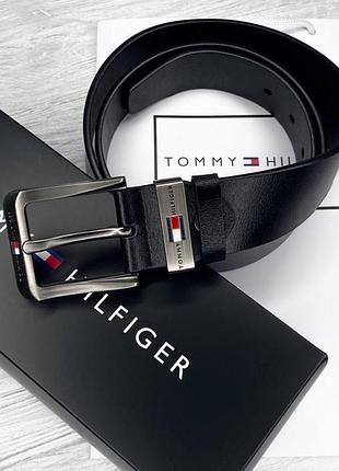 Мужской кожаный ремень Tommy hilfiger