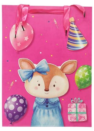 Подарочный пакет 2374l, 40 х 30 х 0,1 бемби