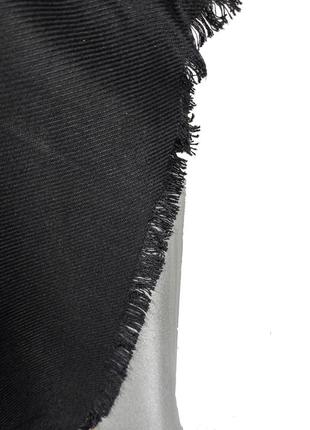 Moschino большой черный шарф платок шаль (оригинал) 190х56см.4 фото
