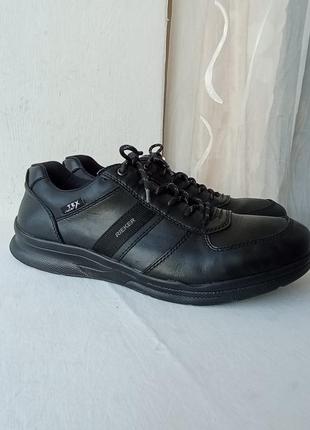 Лёгкие кожаные кроссовки rieker tex