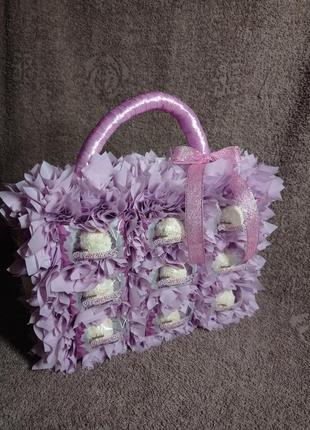 Сумочка из конфет