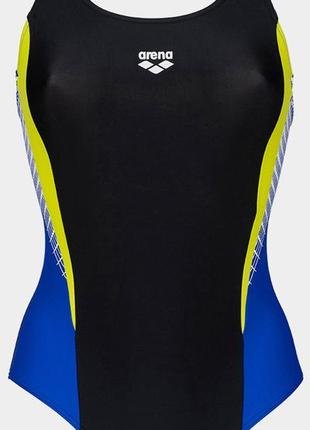 Купальник закритий для жінок arena threefold v back one piece r