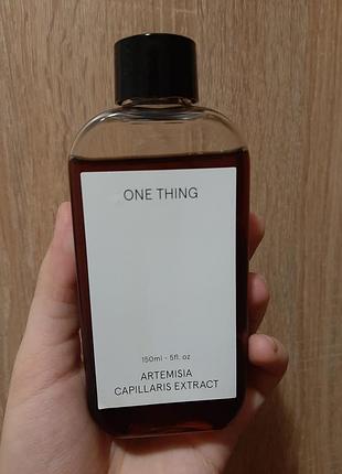 Антиоксидантный успокаивающий тонер one thing artemisia capillaris extract toner