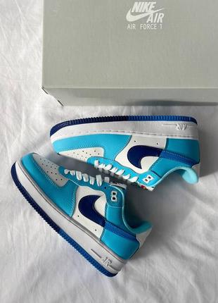 Кроссовки nike air force 1 '07 lv8'split light photo blue'2 фото