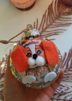 Новогодняя игрушка ручной работы