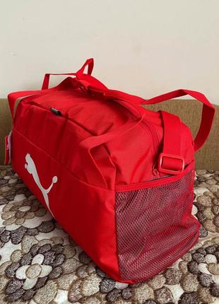 Puma catch sportsbag red 079430-03 спортивная сумка в зал оригинал красная