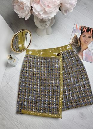 Юбка - шорты твидовая eva ouxiu