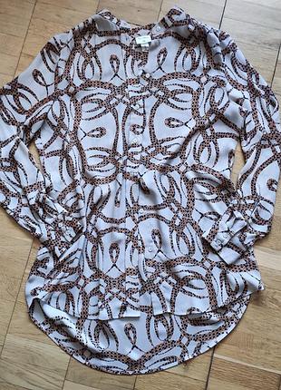 Дизайнерская блуза рубашка h&m