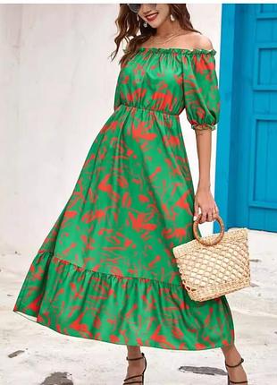 Платье с открытыми плечиками