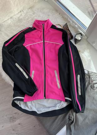 Спортивна вело термо куртка crane softshell windstopper