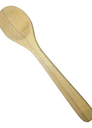 Ложка кухонна кухарська неглибока дерев'яна 25 см