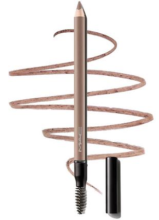 Карандаш для бровей с пудровым финишем m.a.c. veluxe brow liner brunette без коробки 1.19 г