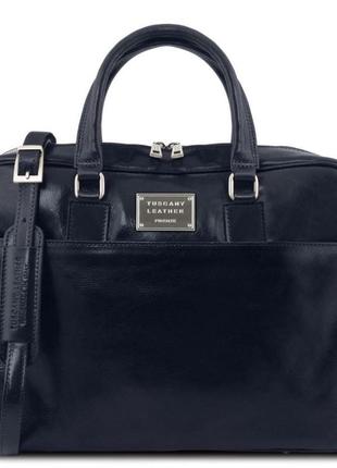 Шкіряний портфель для ноутбука з передньою кишенею tuscany leather urbino tl141241
