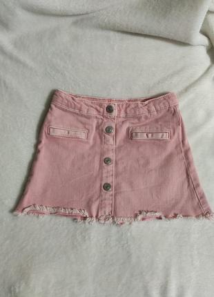 Zara, zara girls, джинсовая юбка, юбочка, 4 года, 104 см