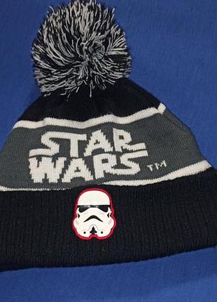 Шапка star wars детская с помпоном