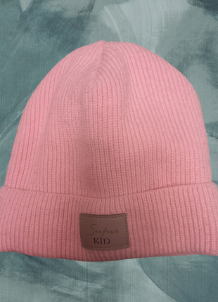 Утеплена дитяча шапка на 7-8 років