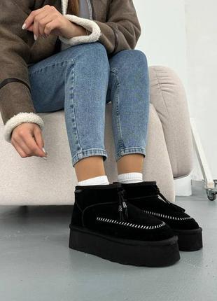 Угги натуральная замша.4 фото