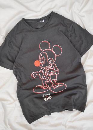 Хлопковая футболка в принт микки маус ✨red nose day  disney ✨rnd  mickey mouse хлопок в принт микки маус