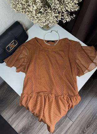 Блуза в горошок