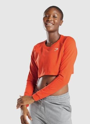 Gymshark   женская кроп кофта/лонгслив
