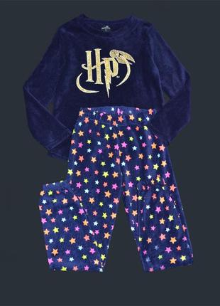 Теплая плюшевая пижама primark велсофт р.xxs\xs