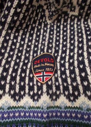Свитер толстая шерсть очень теплый 'devold 1853' 50-54р